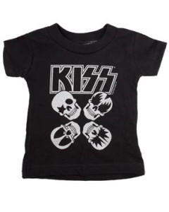 Kiss T-shirt til børn | Skulls